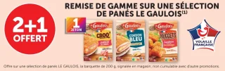 Sélection de panés Le Gaulois (Croq', Cordon Bleu, Nuggets)