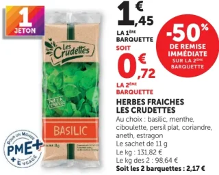 Herbes fraîches Les Crudettes