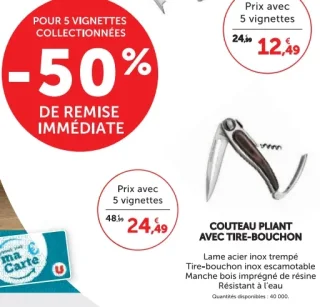 Couteau pliant avec tire-bouchon Laguiole Heritage