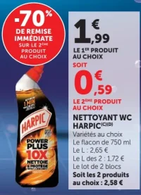 Nettoyant WC Harpic Power Plus