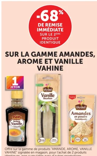 Amandes, arôme et vanille Vahiné