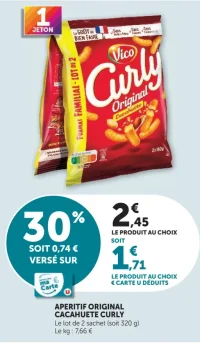 Vico Curly Original Cacahuète