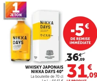 Whisky Japonais Nikka Days 40°
