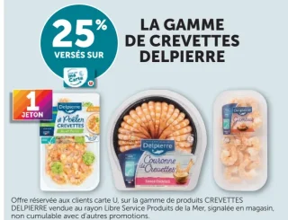 La gamme de crevettes Delpierre