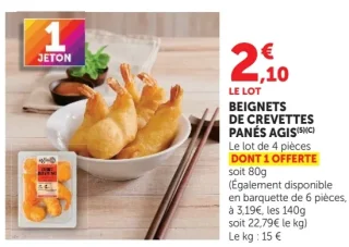 Beignets de Crevettes Panés Agis