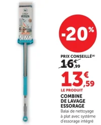 Combiné de lavage essorage U