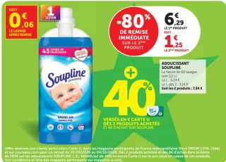 Adoucissant Soupline