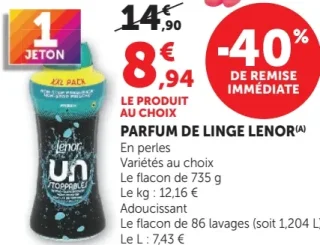 Parfum de linge Lenor