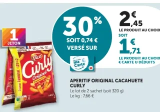 Apéritif Original Cacahuete Curly