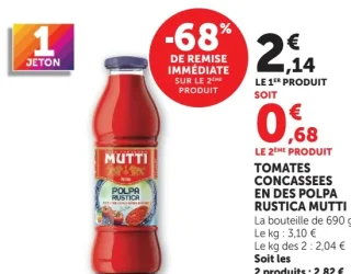 Tomates concassées en dés Polpa Rustica Mutti