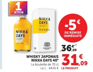 Whisky japonais Nikka Days 40° 70cl