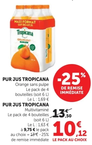 Pur jus Tropicana