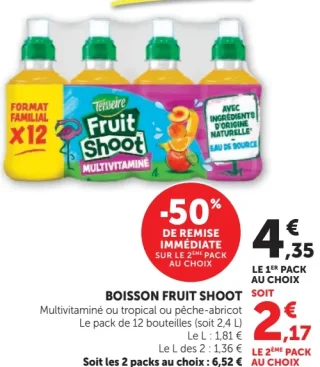 Boisson Fruit Shoot Teisseire