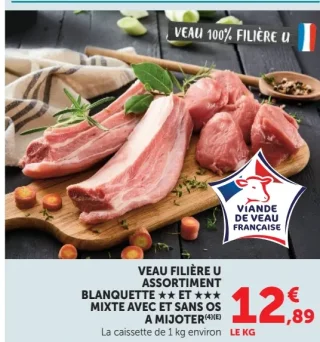 Veau Filière U Assortiment Blanquette