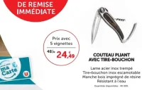 Couteau pliant avec tire-bouchon Laguiole Heritage