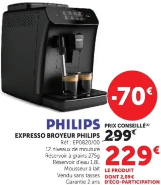 Expresso broyeur Philips EP0820/00