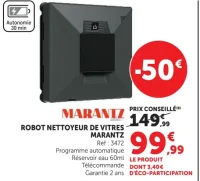 Robot nettoyeur de vitres Marantz Réf : 3472