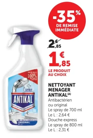 NETTOYANT MENAGER ANTIKAL(A)