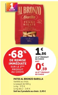 Pates Al Bronzo Barilla Penne Rigate