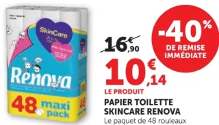 Renova SkinCare Papier Toilette