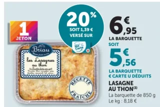Briau Les Lasagnes au thon