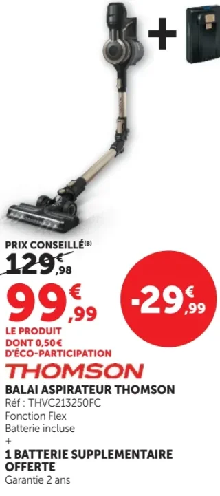 Balai aspirateur Thomson