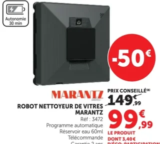 Robot nettoyeur de vitres Marantz