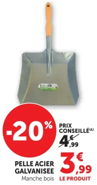Pelle acier galvanisée