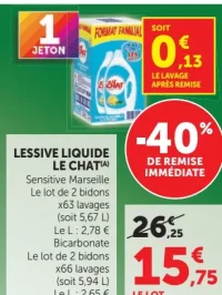 Lessive liquide Le Chat