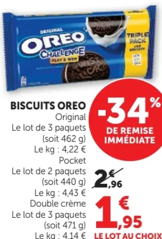 Biscuits Oreo