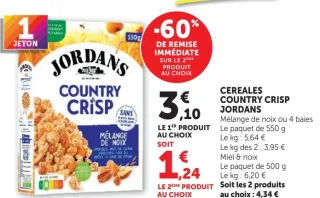 Céréales Country Crisp Jordans