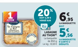 Lasagne au thon