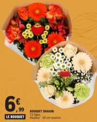 Bouquet Dragon Quartier Fleurs