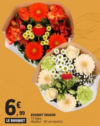 Bouquet Dragon Quartier Fleurs