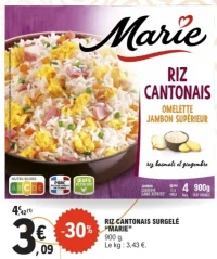 Riz Cantonais surgelé "Marie"