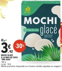 MOCHI GLACÉ À LA NOIX DE COCO "MEI ASIA"
