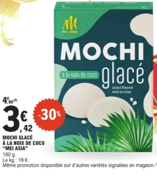 MOCHI GLACÉ À LA NOIX DE COCO "MEI ASIA"