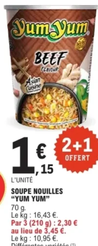Soupe Nouilles "Yum Yum"