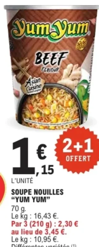 Soupe Nouilles "Yum Yum"