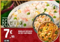 Nouilles royales ou riz cantonais