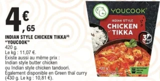 Indian style chicken tikka Youcook