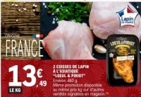 2 cuisses de lapin à l'asiatique Loeul & Piriot