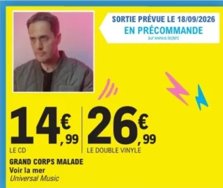 Grand Corps Malade - Voir la mer (CD ou Double Vinyle)