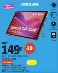 Tablette Lenovo Tab One