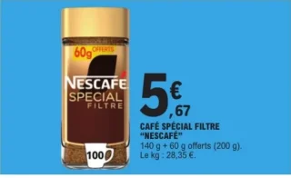 CAFÉ SPÉCIAL FILTRE "NESCAFÉ"