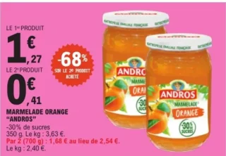 MARMELADE ORANGE "ANDROS"