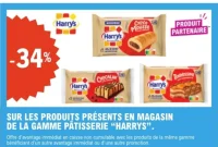 Produits de la gamme Pâtisserie Harrys