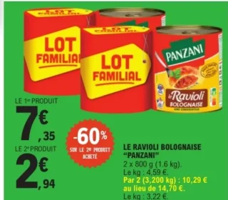 Le Ravioli Bolognaise Panzani