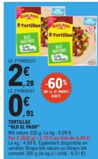 TORTILLAS "OLD EL PASO"
