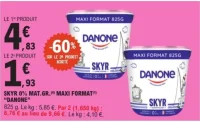 Skyr 0% Mat. Gr. Maxi Format Danone